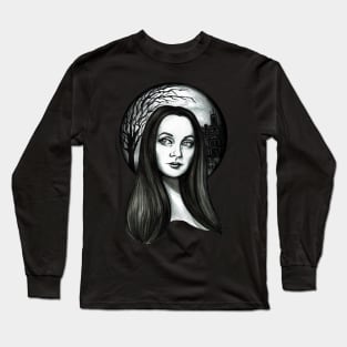 Morticia Addams Long Sleeve T-Shirt